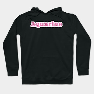 Aquarius - pink Hoodie